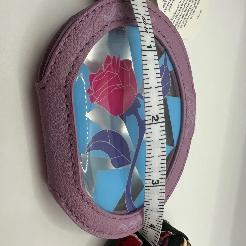 Vera Bradley Disney Bag Charm Mirror Beauty and Beast NWT